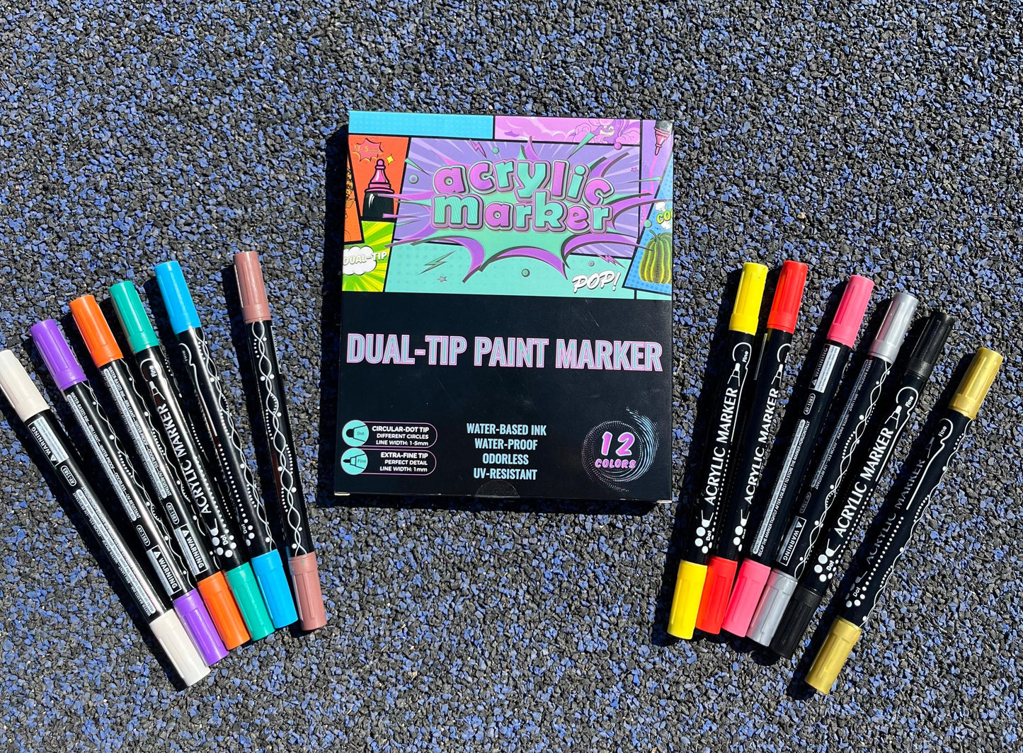 Designer Calligraphy Bundle (Salawat Circular Canvas, Al-Aqsa Book, & Paint Markers)